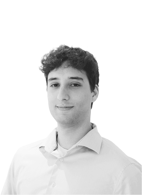 Retrato en blanco y negro de Enrico Cavalli, Aquisitions and Sales de Bulldeq